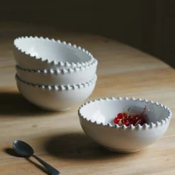 Graham & Green Tableware<Eve White Bobble Tableware