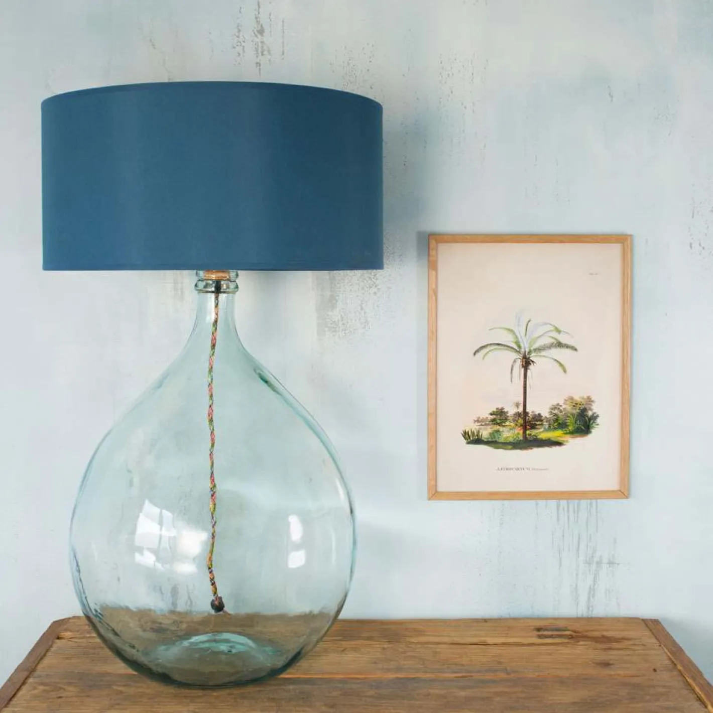 Graham & Green Table Lamps<Extra Large Round Clear Glass Lamp