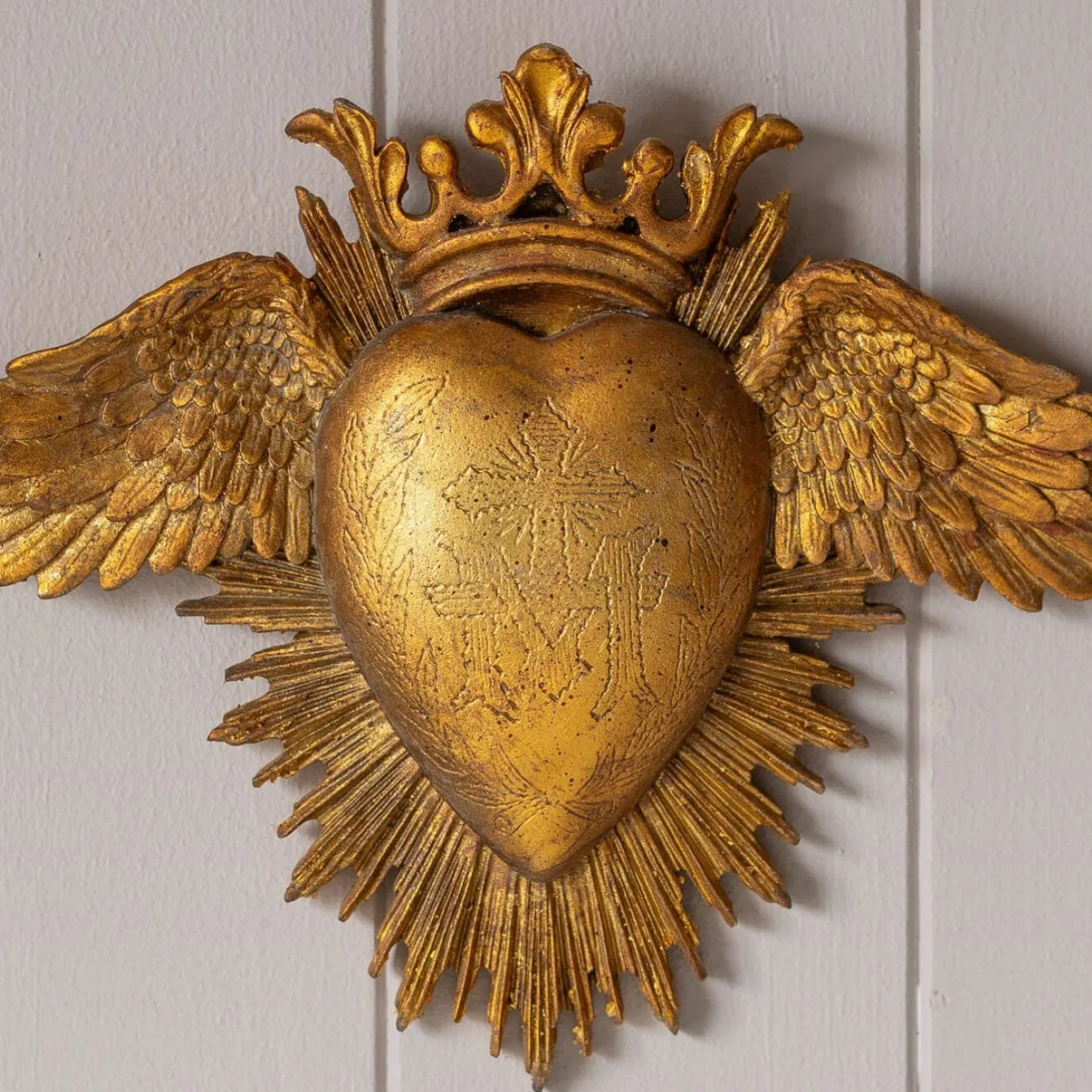 Graham & Green Decorative Accessories<Ex-Voto Gold Heart and Wings