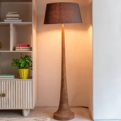 Graham & Green Floor Lamps<Farly Wood Floor Lamp with Shade