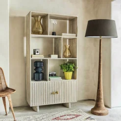 Graham & Green Floor Lamps<Farly Wood Floor Lamp with Shade