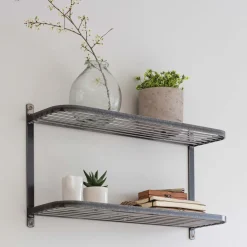 Graham & Green Shelves & Bookcases<Farringdon Double Wall Shelf