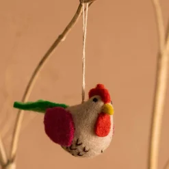Graham & Green Decorative Accessories<Felt Hen Hanging Decoration