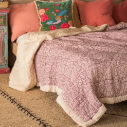 Graham & Green Quilts & Bedding<Fern Hand-Printed Quilt