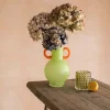 Graham & Green Vases & Plant Pots<Fiesta Green and Orange Vase