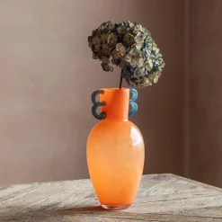 Graham & Green Vases & Plant Pots<Fiesta Orange and Blue Vase
