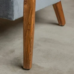 Graham & Green Armchairs<Fitzroy Grey Velvet Armchair