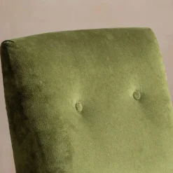 Graham & Green Armchairs<Fitzroy Olive Green Velvet Armchair