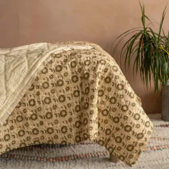 Graham & Green Quilts & Bedding<Floral Block Printed Quilts
