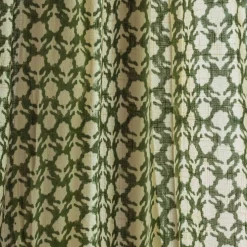 Graham & Green Curtains & Curtain Ties<Floral Block Printed Single Curtains