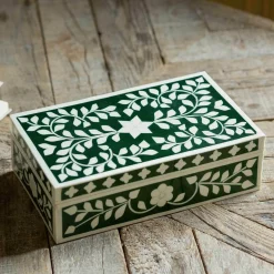 Graham & Green Decorative Accessories|Jewellery Boxes & Trinket Trays<Floral Inlay Boxes