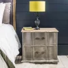Graham & Green Bedside Tables<Florence Grey Wooden Bedside Table