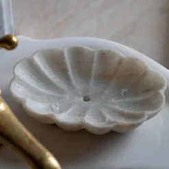 Graham & Green Kitchen Accessories|Bathroom Accessories<Flower Marble Soap Holder