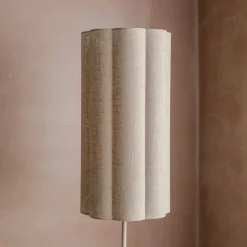 Graham & Green Floor Lamps<Fluted Fabric Floor Lamp