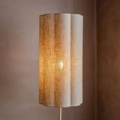 Graham & Green Floor Lamps<Fluted Fabric Floor Lamp