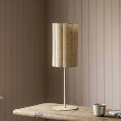 Graham & Green Table Lamps<Fluted Fabric Table Lamp