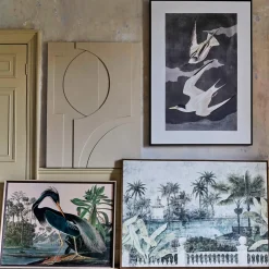 Graham & Green Prints & Wall Art<Framed Black Heron Landscape Print