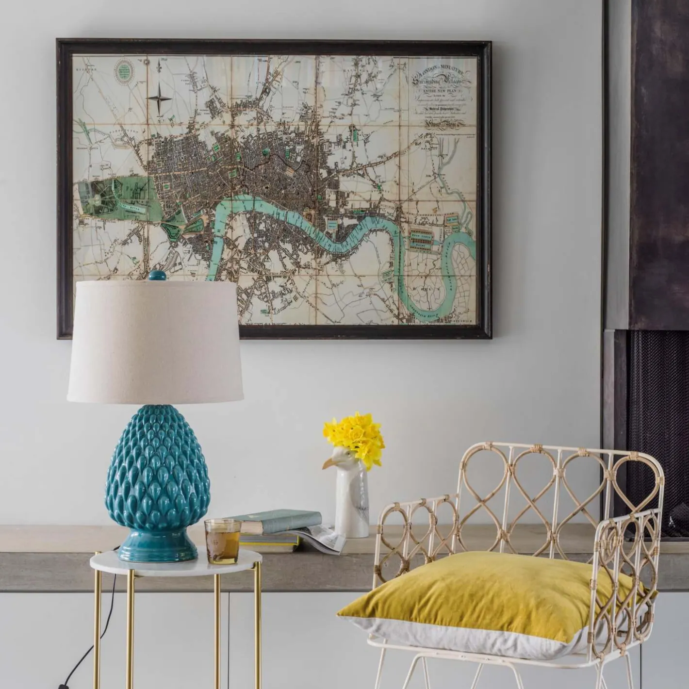Graham & Green Prints & Wall Art<Framed River Thames Map