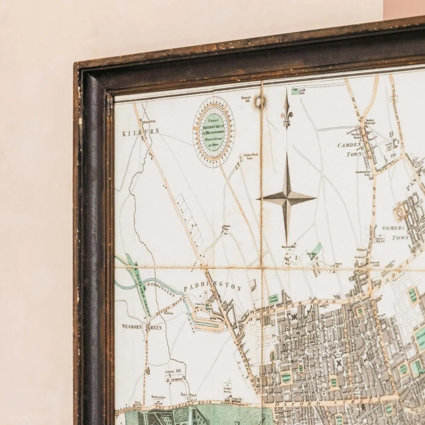 Graham & Green Prints & Wall Art<Framed River Thames Map