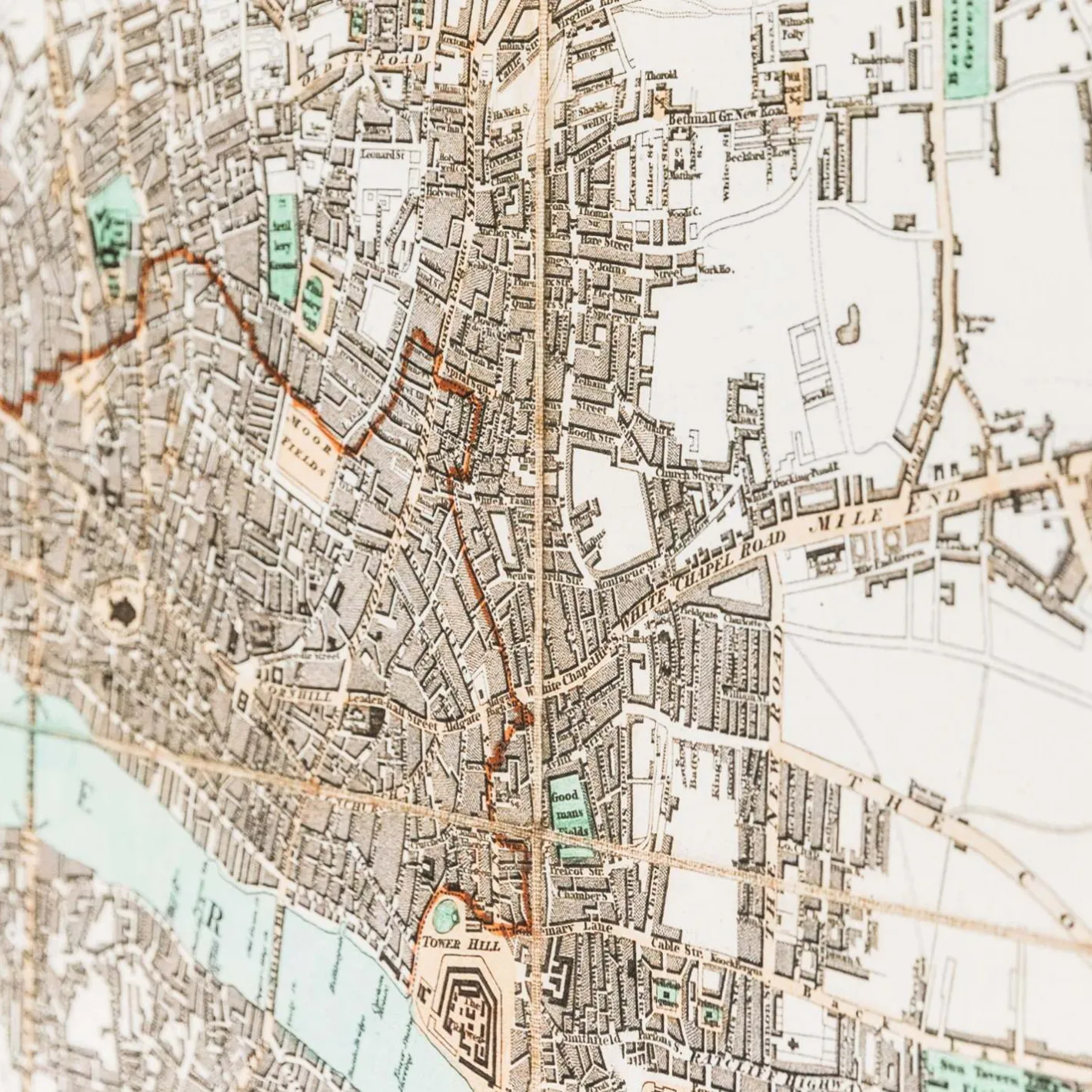 Graham & Green Prints & Wall Art<Framed River Thames Map