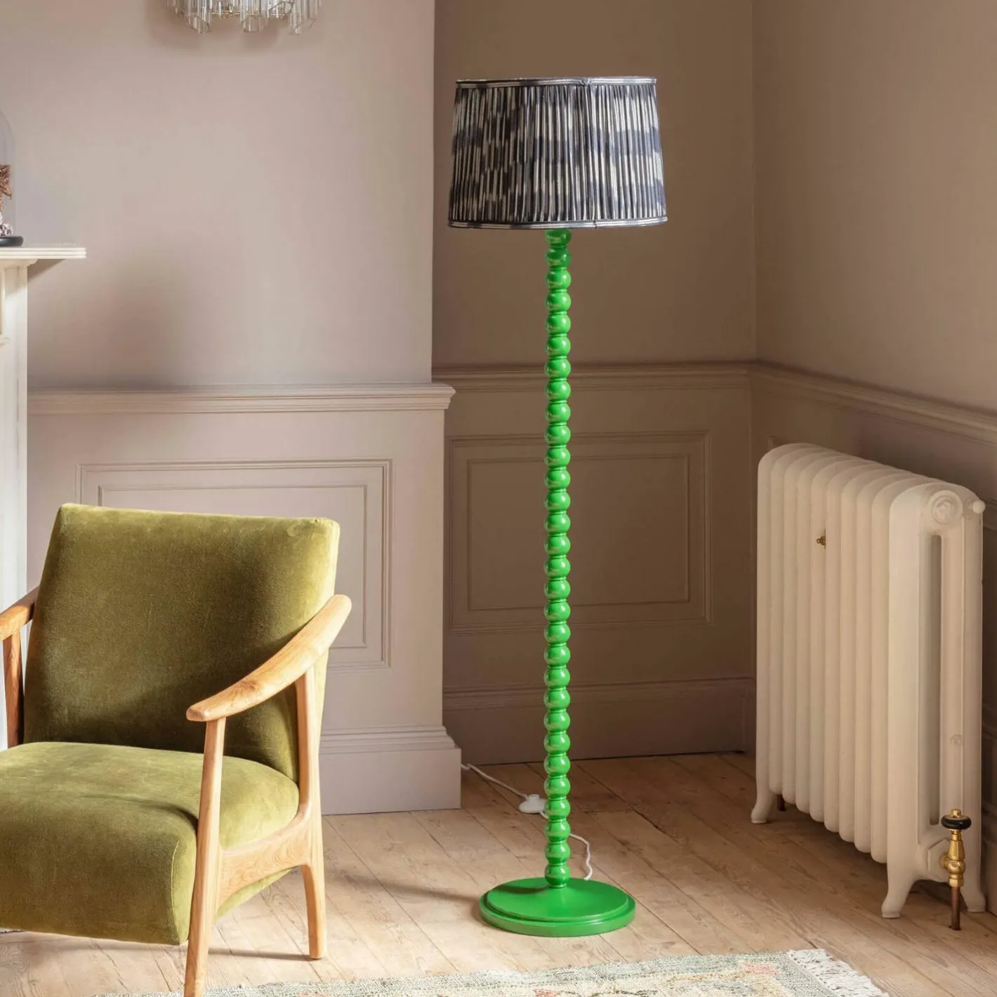 Graham & Green Floor Lamps<Freya Green Floor Lamp