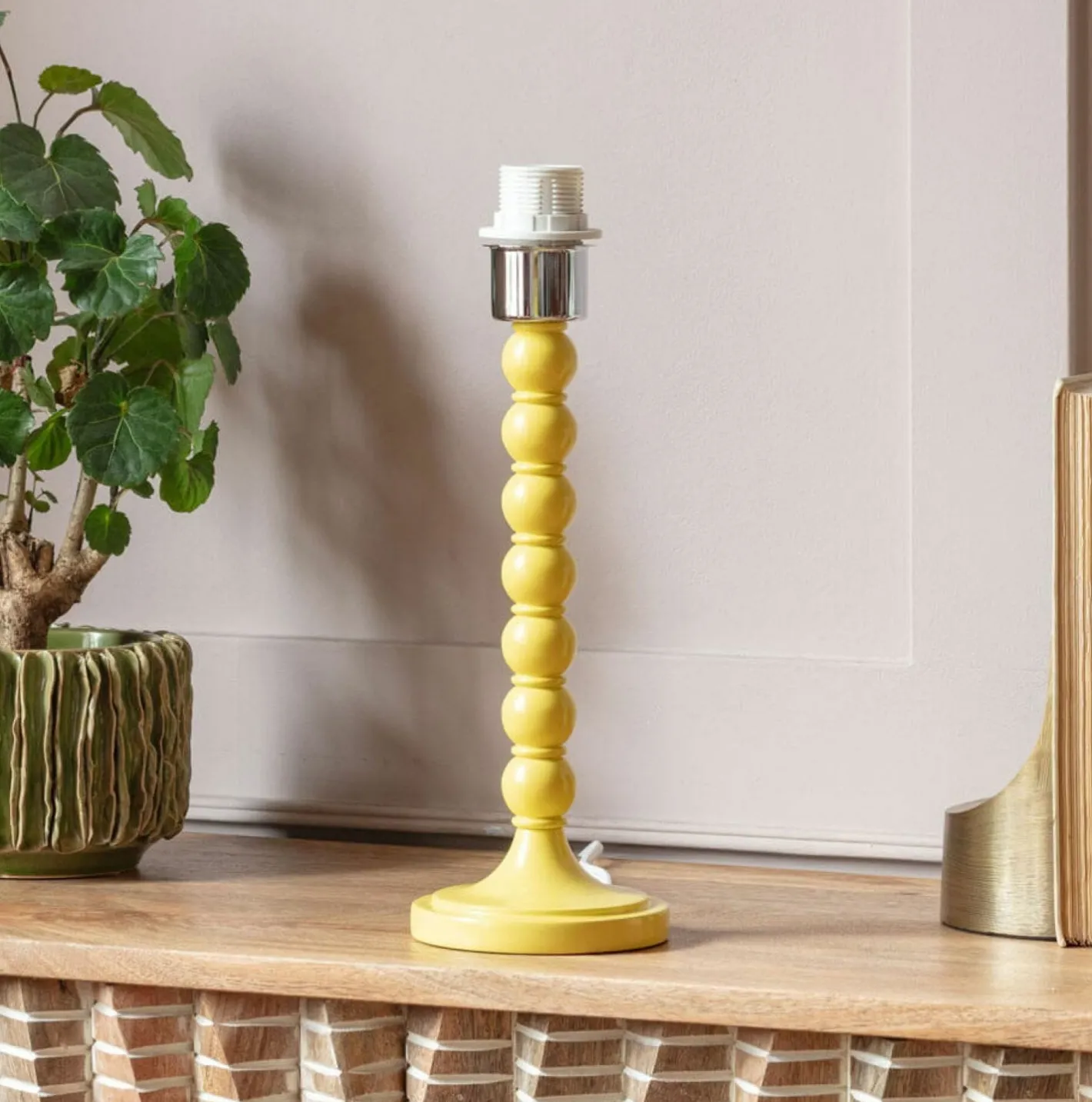 Graham & Green Table Lamps<Freya Yellow Table Lamp