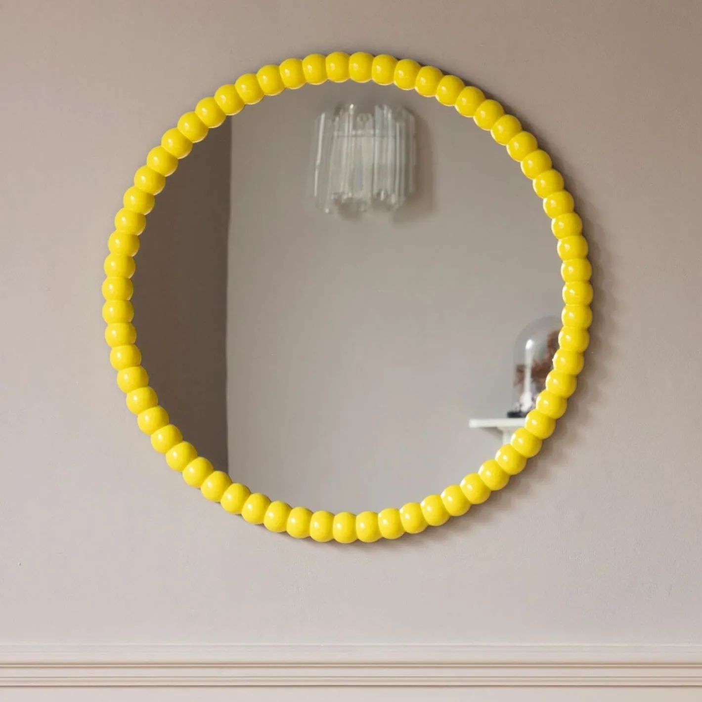 Graham & Green Wall Mirrors<Freya Yellow Wall Mirror