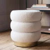 Graham & Green Footstools|Footstools<Gio White Teddy Stool