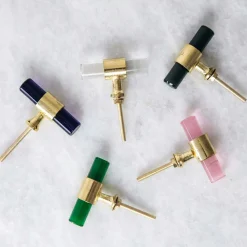 Graham & Green Knobs & Handles<Glass Rod Drawer Knobs