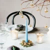 Graham & Green Candle Holders & Candles<Glitter Pinecone Candle Ring