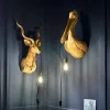 Graham & Green Animal Lights|Wall Lights & Sconces<Gold Antelope Wall Light