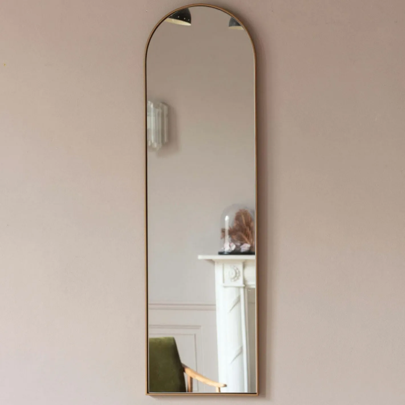 Graham & Green Wall Mirrors<Gold Arch Wall Mirror