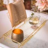 Graham & Green Bathroom Accessories<Gold Bath Caddy with Stand