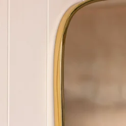 Graham & Green Wall Mirrors<Gold Curved Wall Mirror
