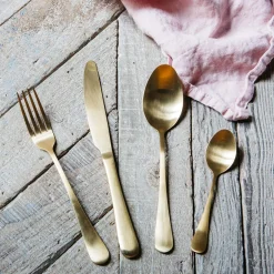 Graham & Green Outdoor Dining|Tableware<Gold Cutlery Set of Four