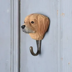 Graham & Green Coat Racks & Hooks<Golden Labrador Wall Hook
