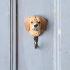 Graham & Green Coat Racks & Hooks<Golden Labrador Wall Hook