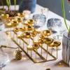 Graham & Green Candle Holders & Candles<Gold Multi Tea Light Holder