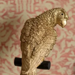 Graham & Green Decorative Accessories<Gold Parrot on a Perch