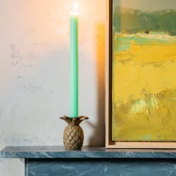 Graham & Green Candle Holders & Candles<Gold Pineapple Candle Holder