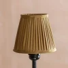 Graham & Green Lamp Shades<Gold Pleated Lamp Shade