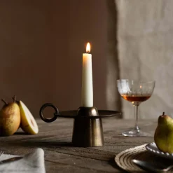 Graham & Green Candle Holders & Candles<Gold Rest Candle Holder