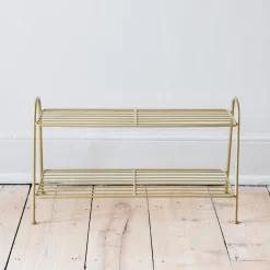 Graham & Green Hallway Storage|Coat Racks & Hooks<Gold Shoe Rack