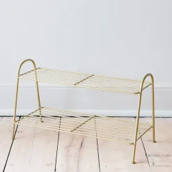Graham & Green Hallway Storage|Coat Racks & Hooks<Gold Shoe Rack