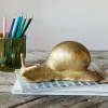 Graham & Green Bookends & Paperweights|Decorative Accessories<Gold Snail Decoration