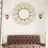 Graham & Green Round Mirrors|Wall Mirrors<Gold Twig Mirror