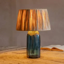 Graham & Green Table Lamps<Granville Lagoon Glass Table Lamp