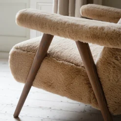 Graham & Green Armchairs<Grayson Faux Sheepskin Chair
