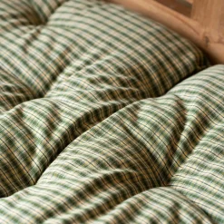 Graham & Green Seat Pads & Bed Rolls|Seat Pads & Bed Rolls<Green Check Bed Roll