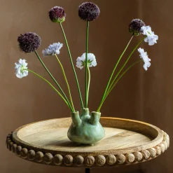 Graham & Green Vases & Plant Pots<Green Glazed Ceramic Multi Stem Vase